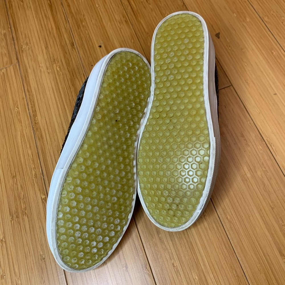 Celine Grey & Black python Slip-On Sneakers - Picture 8 of 11